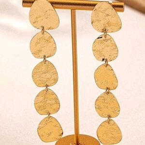 Long statement earrings; nwot